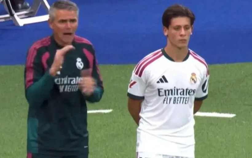 Real Madrid-Malaga maçında Arda Güler hakeme küfür etti! Genç yıldıza 4 dakika yetti - Resim: 5