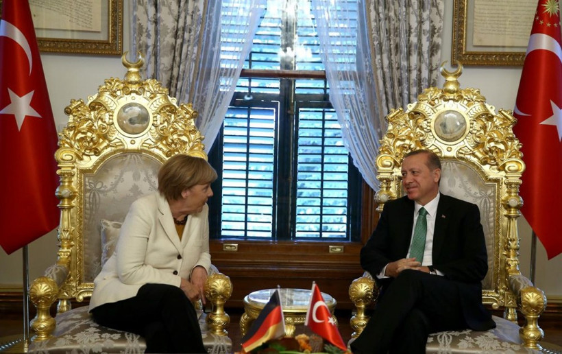 Erdoğan - Merkel görüşmesinden özel kareler - Resim: 4