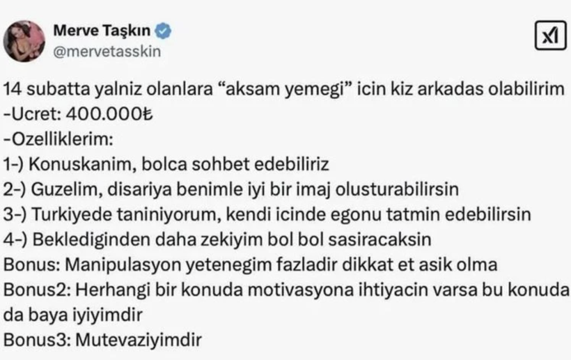 Tek akşam için 400 bin TL istemişti! OnlyFans fenomeni Merve Taşkın, gözaltı sürecini ilk kez anlattı - Resim: 2