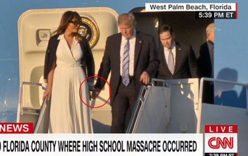 First Lady'nin hareketi Trump'ı şoke etti! - Resim: 1