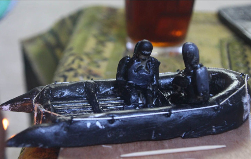 Filistinli sanatçıdan İsrail mermileriyle sanat - Resim: 1