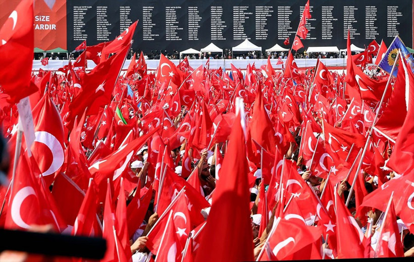 Yenikapı mitinginden en coşkulu kareler! - Resim: 1