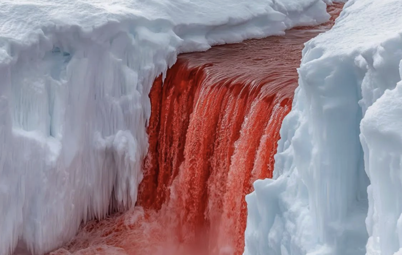 Yüz yıllardır merak ediliyordu! Antarktika'nın "Kanlı Şelale"lerinin sırrı bakın neymiş - Resim: 1