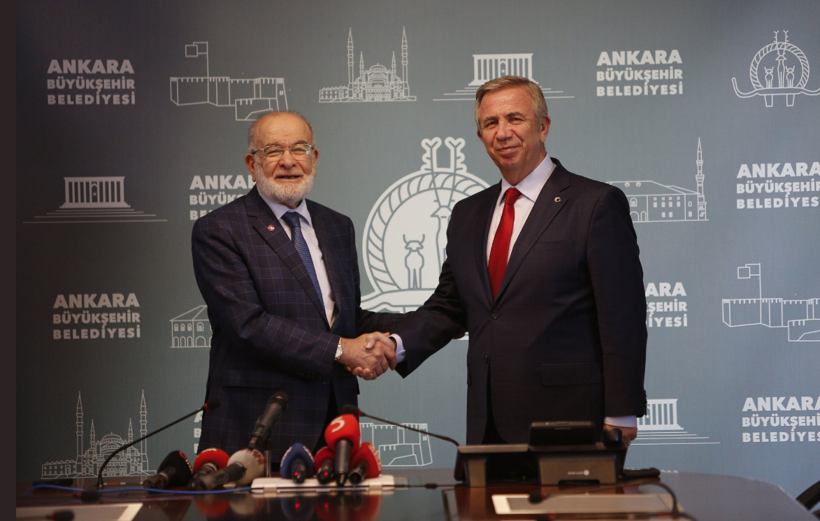 Temel Karamollaoğlu Mansur Yavaş’ı makamında ziyaret etti - Resim: 2