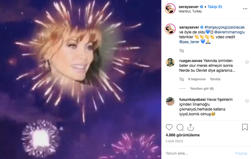 Seray Sever'den Ekrem İmamoğlu'na bir garip tebrik mesajı! Takipçileri tiye aldı - Resim: 3