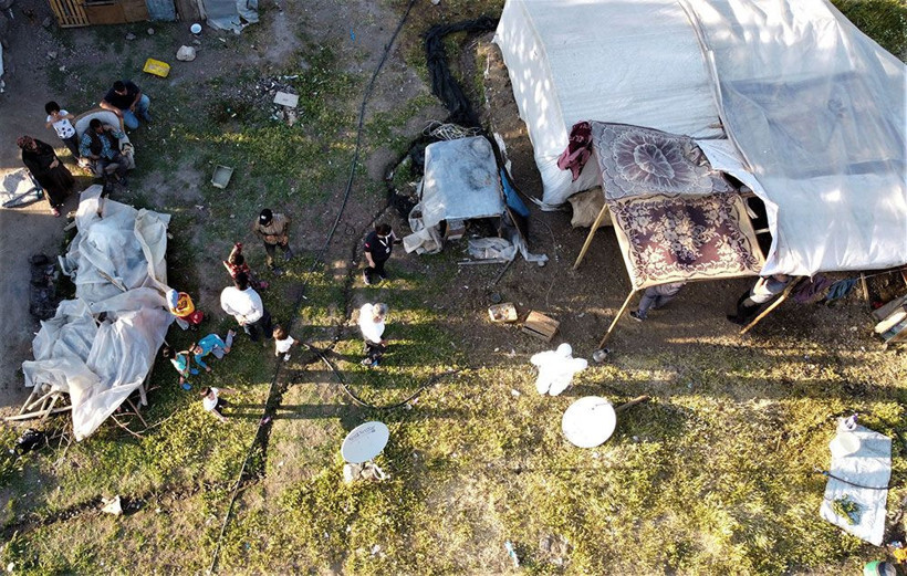 Mevsimlik tarım işçilerine, kaldıkları çadırlarda "Kovid-19" aşıları yapılıyor - Resim: 3