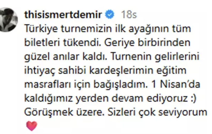 Gönülleri fethetti! Mert Demir konser gelirlerini bakın nereye bağışladı... - Resim: 4