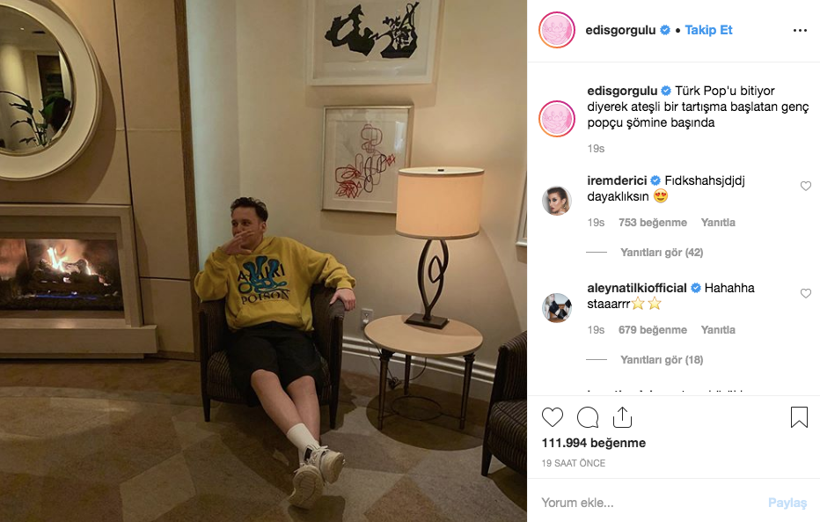 Edis sosyal medyada tiye aldı! Aleyna Tilki ve İrem Derici yorum yaptı - Resim: 3