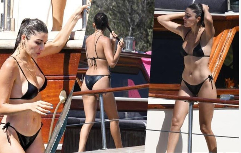 Hande Erçel bikinili fotoğrafıyla Instagram'ı salladı: Elimizdeki keki bırakalım! - Resim: 1