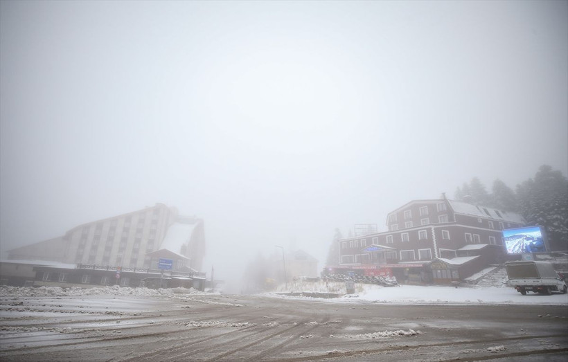 Kış ayının ilk gününde Uludağ ve Kars beyaza büründü! İşte görsel şölen - Resim: 3