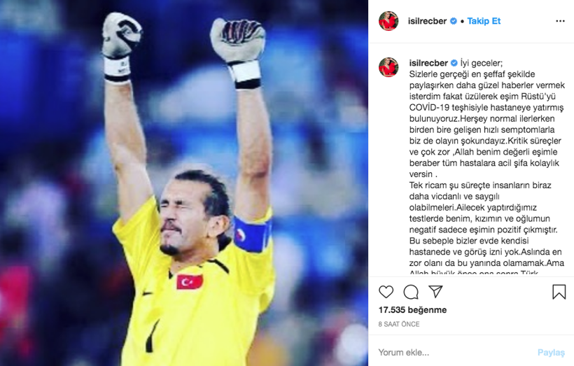 Rüştü Rençber'e Covid-19'u karantinaya uymayan eşi mi bulaştırdı Barcelona paylaştı - Resim: 2