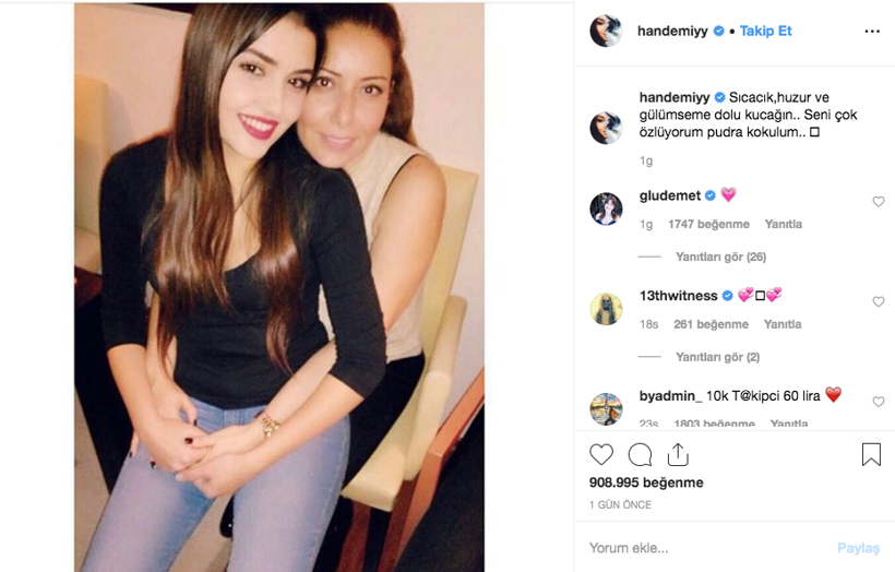 Kanser nedeniyle hayatını kaybetmişti! Hande Erçel'den duygusal Anneler Günü paylaşımı - Resim: 2