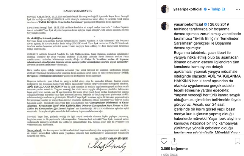 Seren Serengil ve Yaşar İpek'in ses kaydının ardından avukatlar birbirine girdi! - Resim: 2