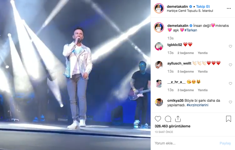 Tarkan konserinde Demet Akalın İbrahim Erkal'ın vasiyetini duyunca bakın ne yaptı - Resim: 4