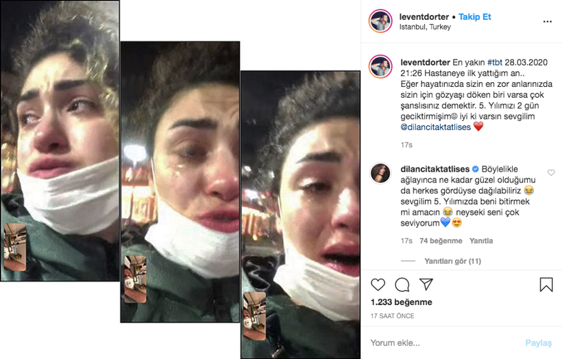 Koronavirüs olan Dilan Çıtak'ı ağlarken paylaştı Levent Dörter bakın neler yazdı - Resim: 3