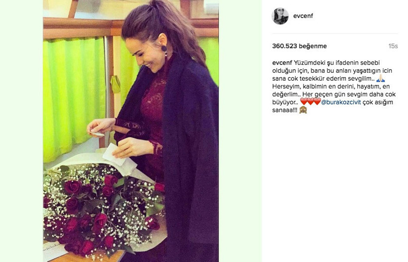 Burak ve Fahriye aşka geldi 'Sana çok aşığım Burak!' - Resim: 3