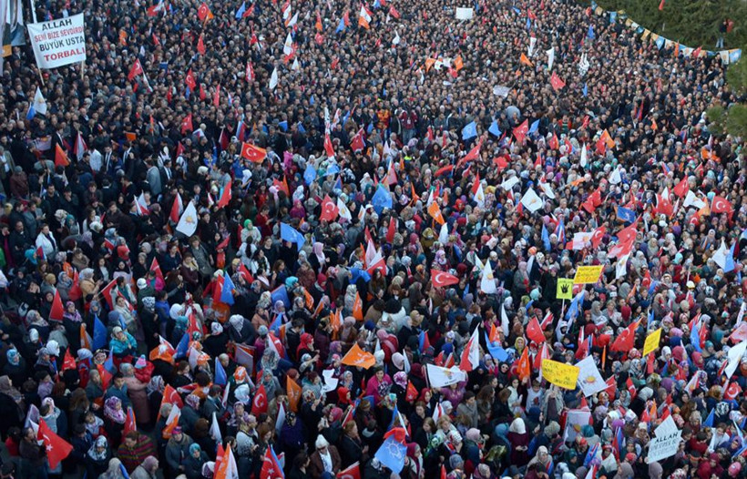 Erdoğan cep telefonlarıyla karşılandı - Resim: 1