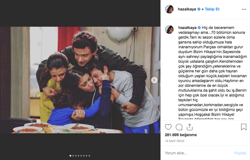 Bizim Hikaye bitti gerginlik bitmedi! Hazal Kaya ve Burak Deniz birbirlerini sildi - Resim: 2