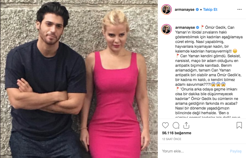 Ayşe Arman Can Yaman'ı savunan Ömür Gedik için açtı ağzını yumdu gözünü - Resim: 4
