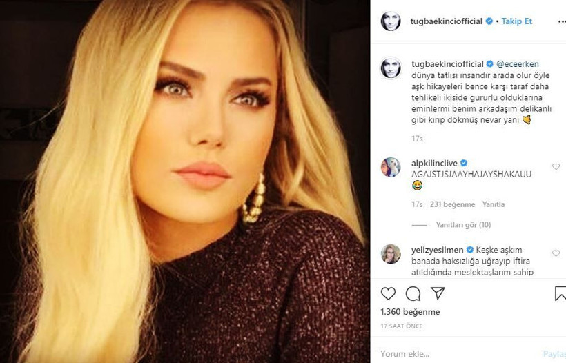 Ece Erken Şafak Mahmutyazıcıoğlu aşkına Tuğba Ekinci'den olay destek! - Resim: 3