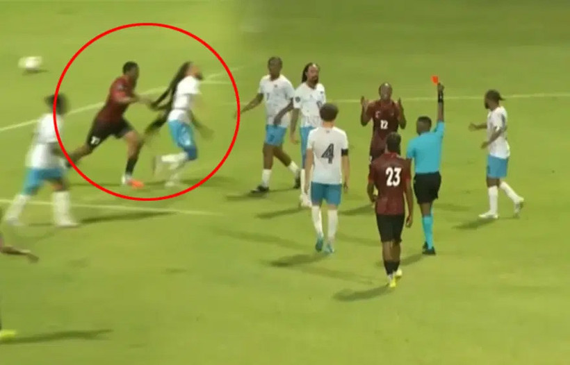 Futbol dünyası bu olayı konuşuyor! Uzun saçlarıyla rakibe 2 kırmızı kart aldırdı - Resim: 1