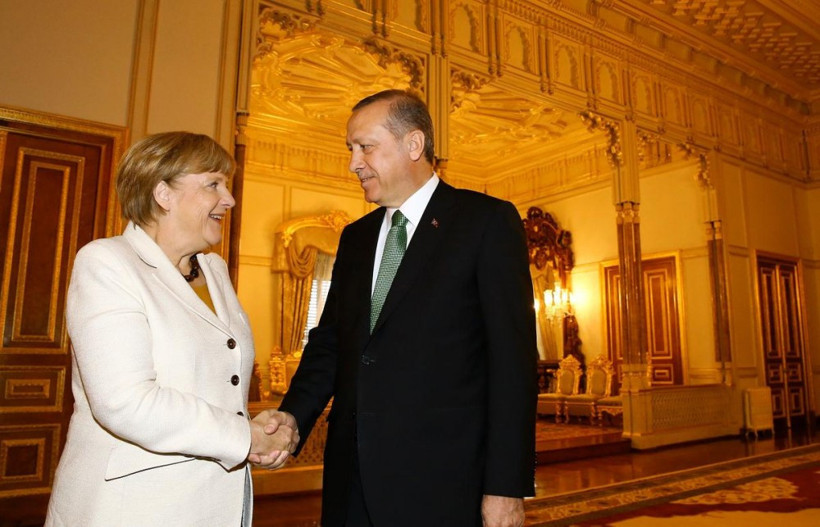 Erdoğan - Merkel görüşmesinden özel kareler - Resim: 1