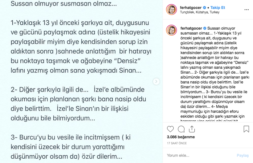 Burcu Kıratlı mekanı terk etmişti Ferhat Göçer'den Sinan Akçıl'ın 'Densiz' lafına olay sözler! - Resim: 4