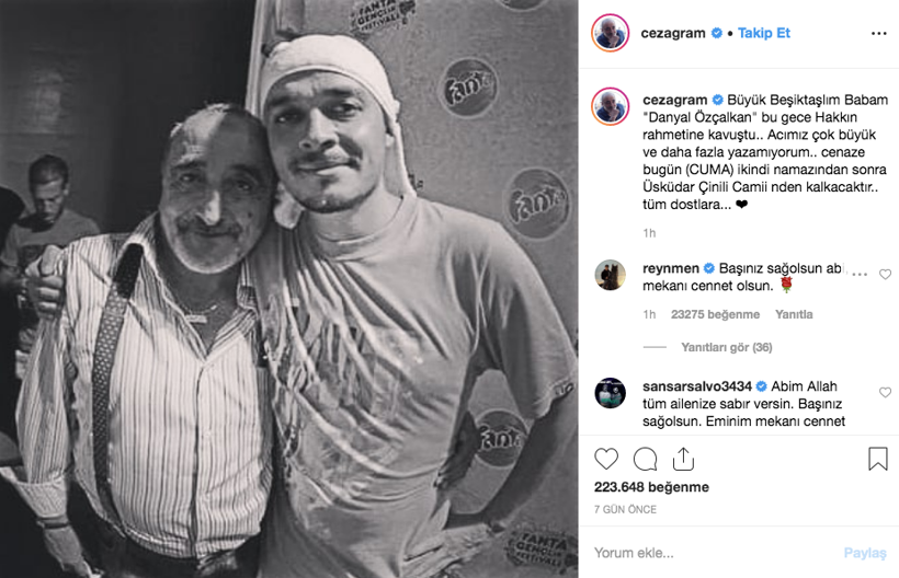 Babasının vefatının ardından ilk konserini veren Ceza'dan duygusal paylaşım - Resim: 1