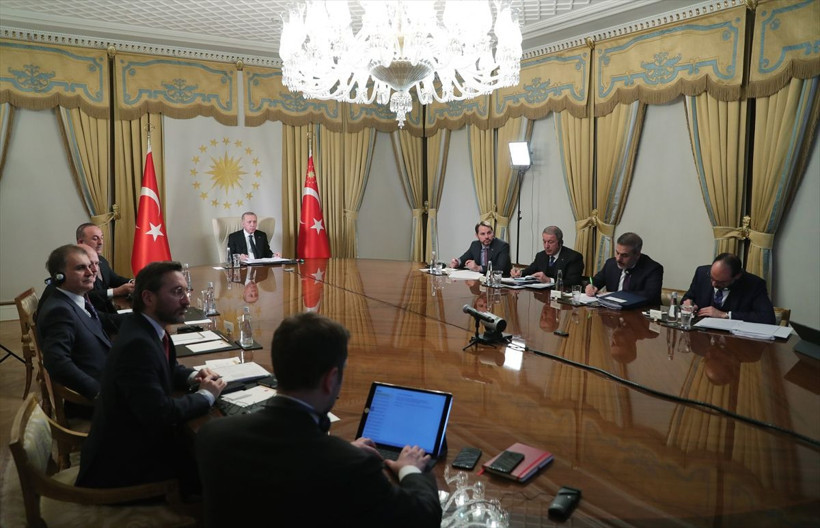 Erdoğan Macron Merkel Johnson 4'lü zirvesi sona erdi - Resim: 1