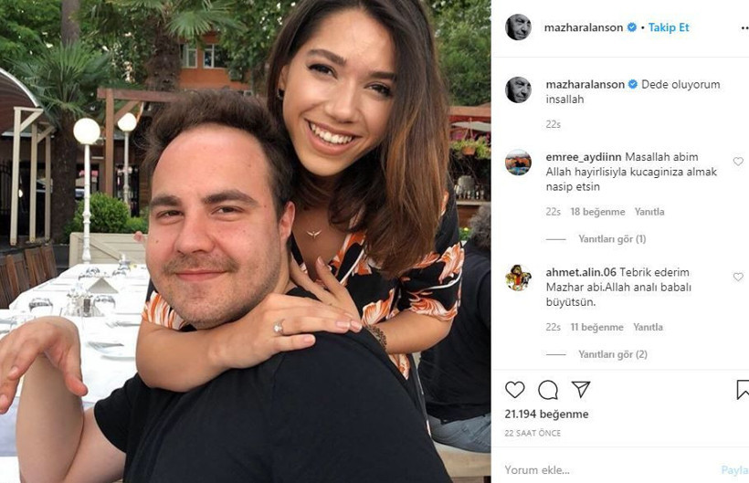 Mazhar Alanson müjdeli haberi duyurdu! Dede oluyorum inşallah - Resim: 2