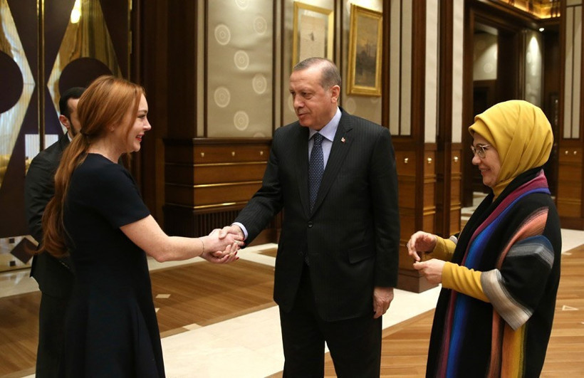 Cumhurbaşkanı Erdoğan, Lindsay Lohan'ı Kabul Etti - Resim: 2