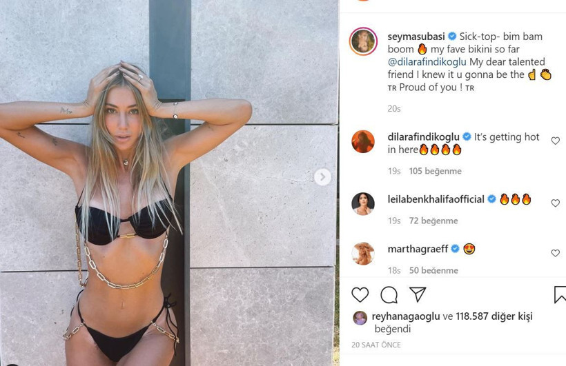 Şeyma Subaşı'dan Instagram'ı sallayan bikinili pozlar.... 'Şimdiye kadarki favorim' - Resim: 2