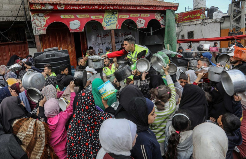 Gazze'de Filistinliler, açlıkla mücadele ediyor! - Resim: 1