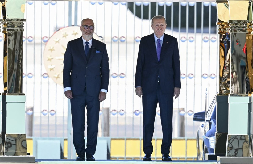 Cumhurbaşkanı Erdoğan, Alar Karis'i resmi törenle karşıladı - Resim: 1