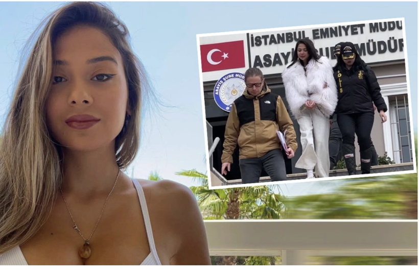 Ev hapsi alan Merve Taşkın kelepçesiyle poz verdi, kendisini CİMER'e şikayet edenlere sitem etti - Resim: 1