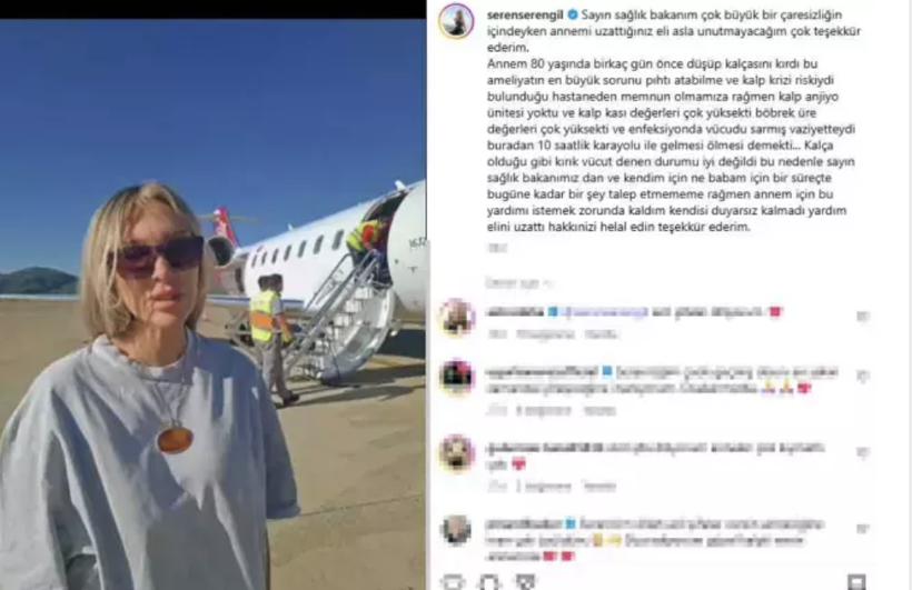 Seren Serengil sesini duyan bakana teşekkürlerini iletti! "Hiç unutmayacağım" - Resim: 3