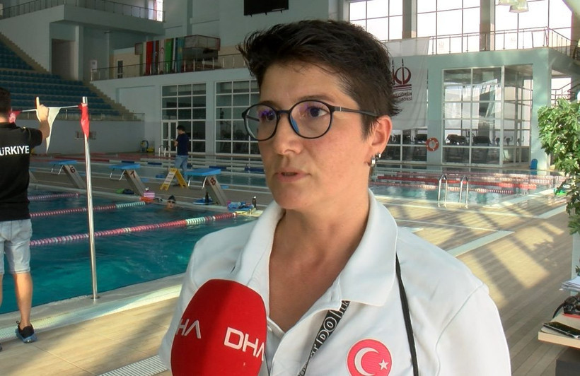 Down sendromlu milli yüzücülerde hedef şampiyonluk - Resim: 1