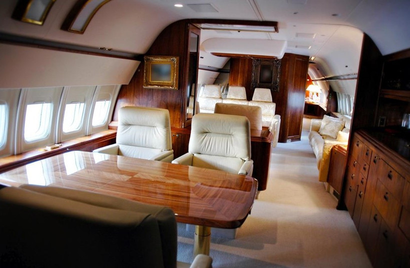 Donald Trump'ın uçağının içine bakın her şey altın kaplama - Resim: 4