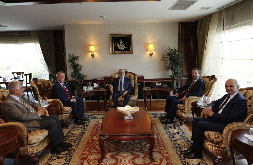 Temel Karamollaoğlu Mansur Yavaş’ı makamında ziyaret etti - Resim: 4