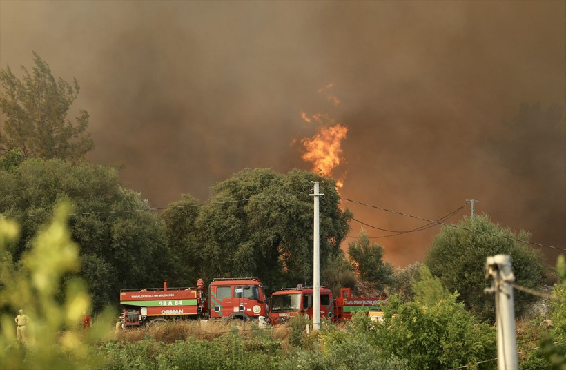 Fethiye'de orman yangını sürüyor! Alevler başka mahalleye ve evlere ulaştı - Resim: 2