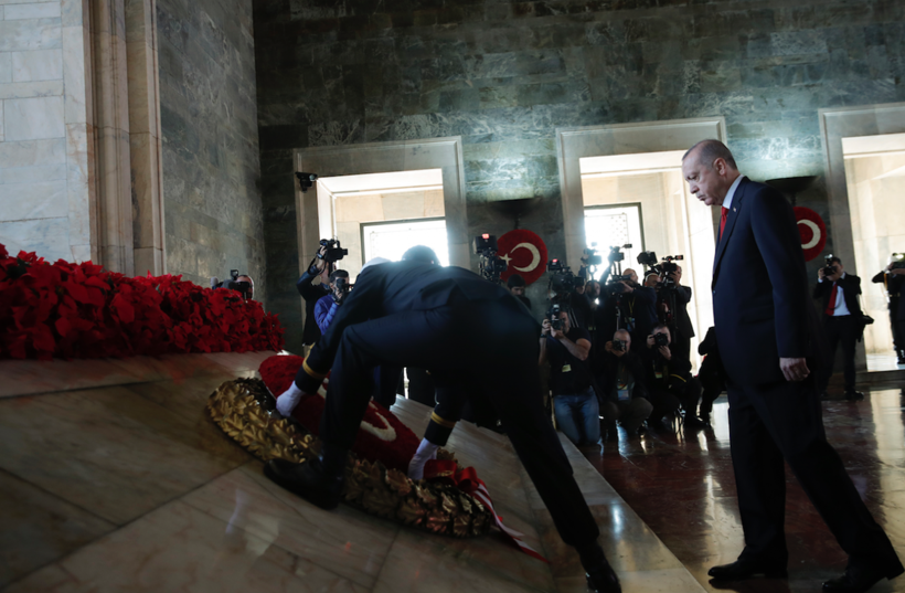 Devlet erkanından Anıtkabir'e 29 Ekim çıkarması Erdoğan'ın mesajı okundu - Resim: 3