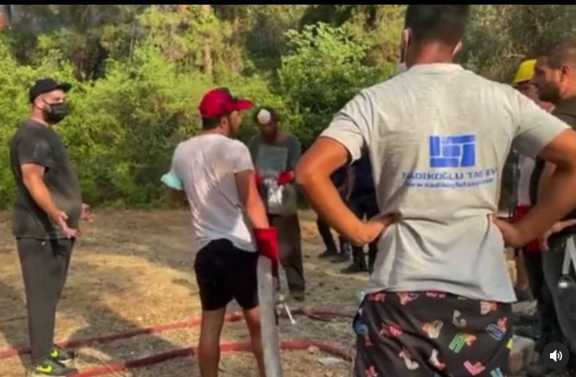 Marmaris yangınında gülümseten detay! Şahan Gökbakar'a 'Recep Abi' dediler! - Resim: 3