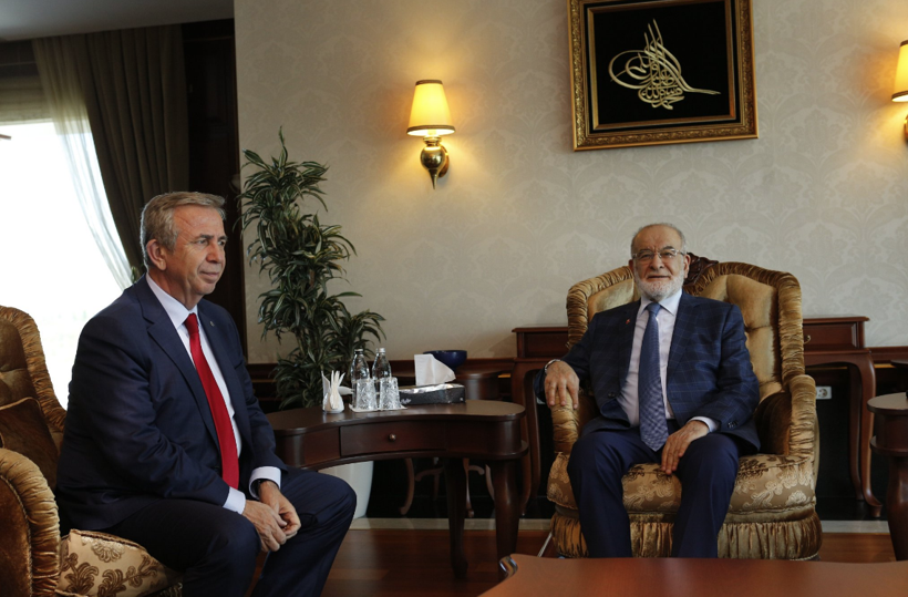 Temel Karamollaoğlu Mansur Yavaş’ı makamında ziyaret etti - Resim: 3