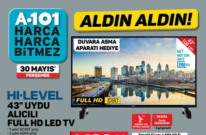 A101'de bayrama özel ürünler? A101 30 Mayıs 2019 indirimli aktüel ürünler kataloğu - Resim: 1
