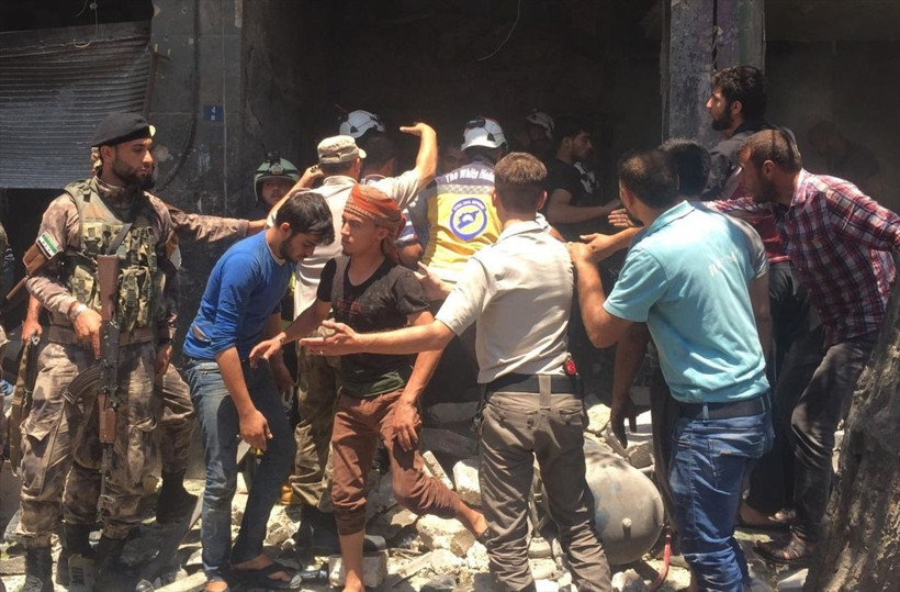 Suriye'de Fırat Kalkanı ile terörden arındırılan Bab'da eş zamanlı patlamalar - Resim: 3