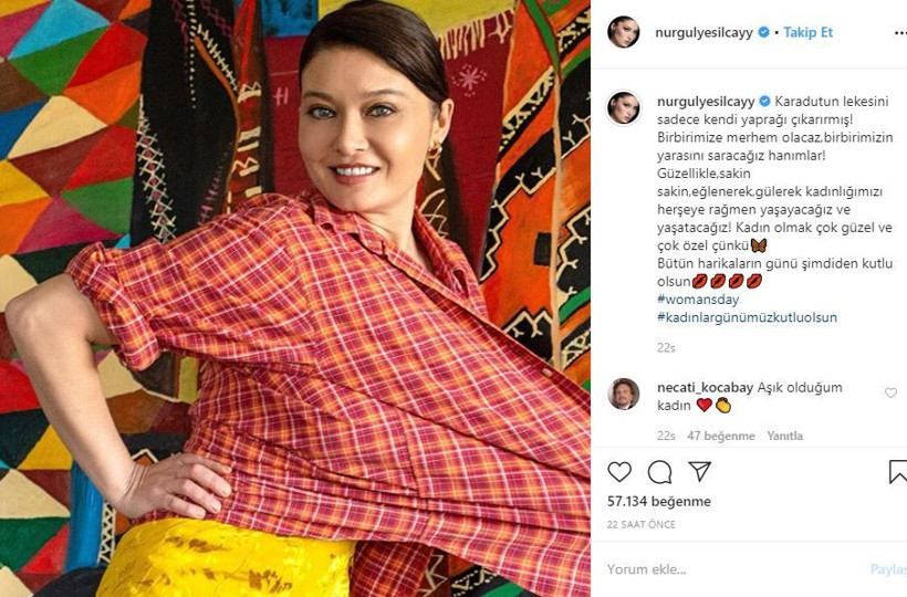 8 Mart Kadınlar Günü'ne ünlülerden paylaşımlar gelmeye başladı! - Resim: 1