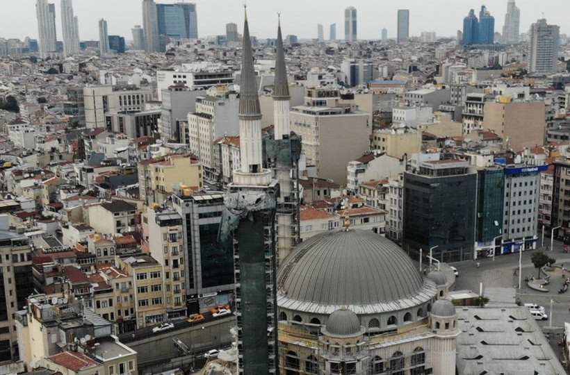 Taksim Camii inşaatında son durum... Şerefesi göründü - Resim: 2