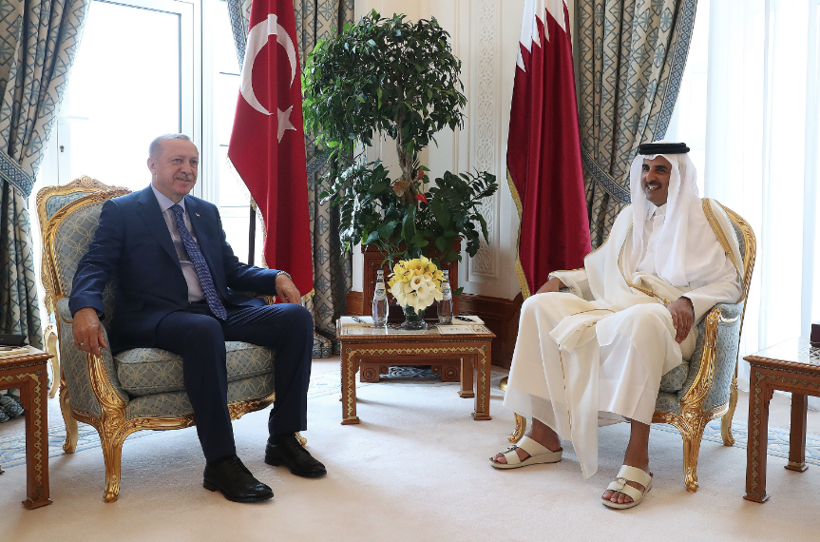 Cumhurbaşkanı Erdoğan Katar'da böyle karşılandı - Resim: 2