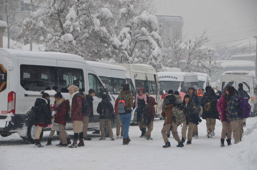4 ocak 2018 kar tatili ilan edilen il ve ilçeler listesi - Resim: 1