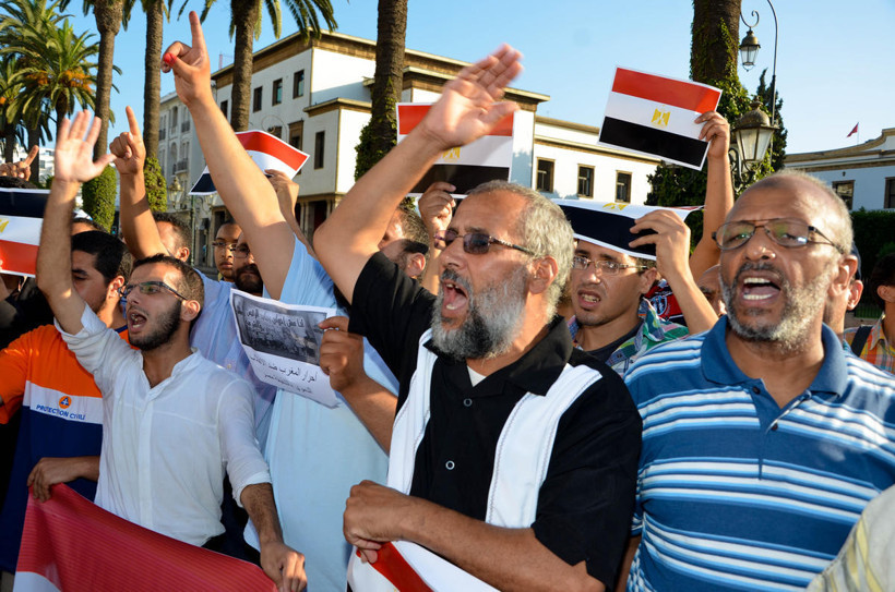 Fas'ta Mısır protestosu - Resim: 3